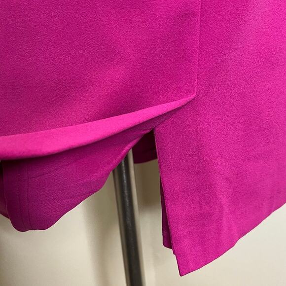 Tahari ASL Star Neck Sheath Dress 4 Womens Wild Berry Knee Length Work Career - Picture 11 of 11